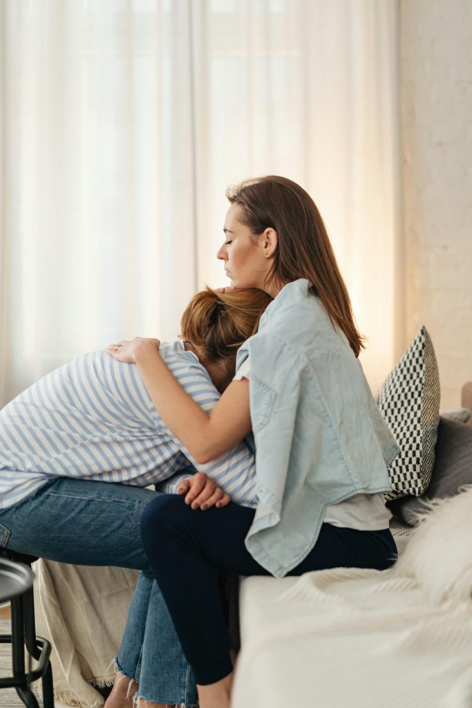 Two Women Hugging